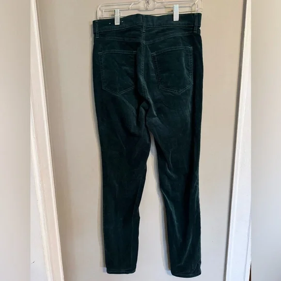 LOFT Deep Green Corduroy Trousers - Picture 6 of 7